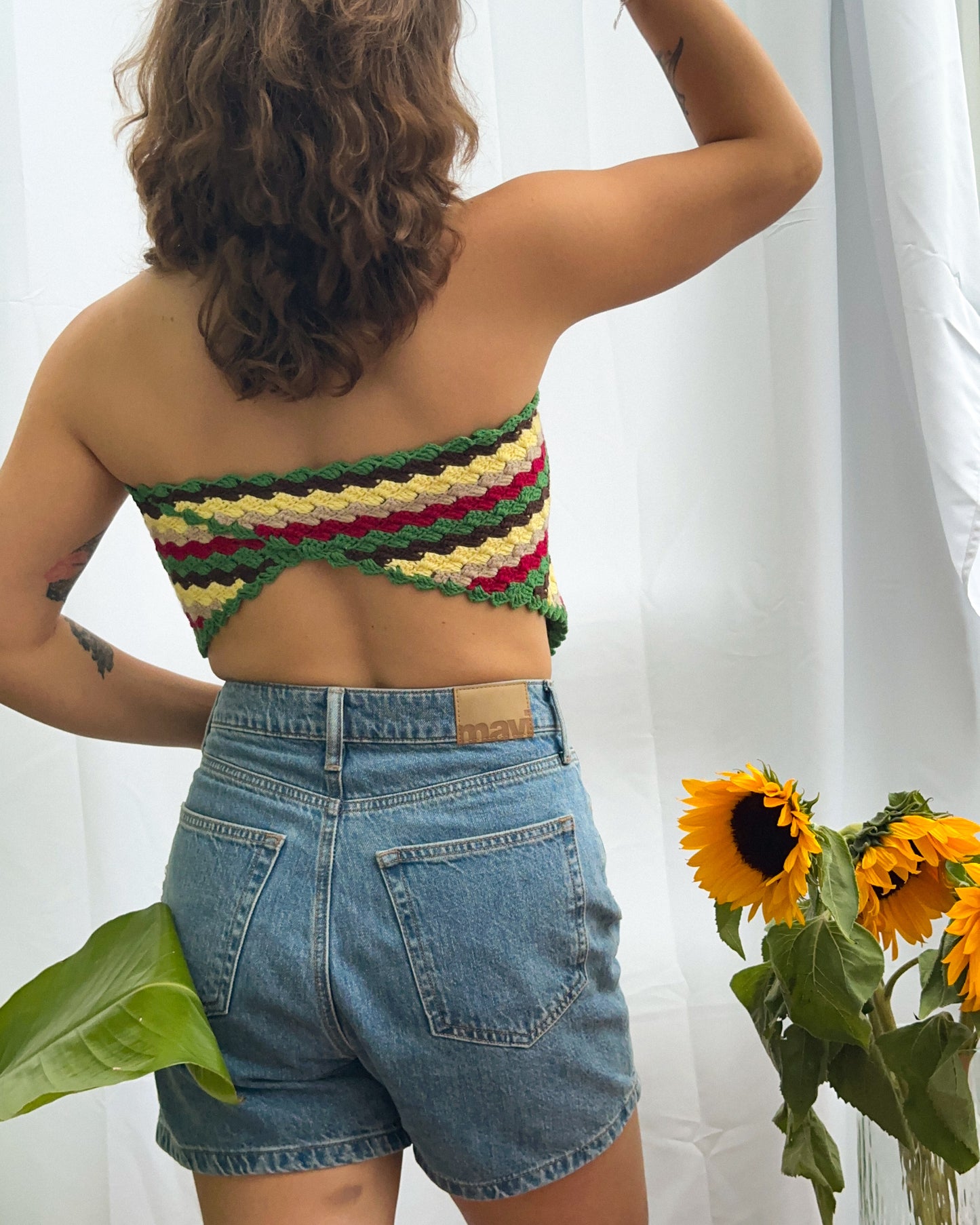 Hand-Knitted Crop Top | Soil