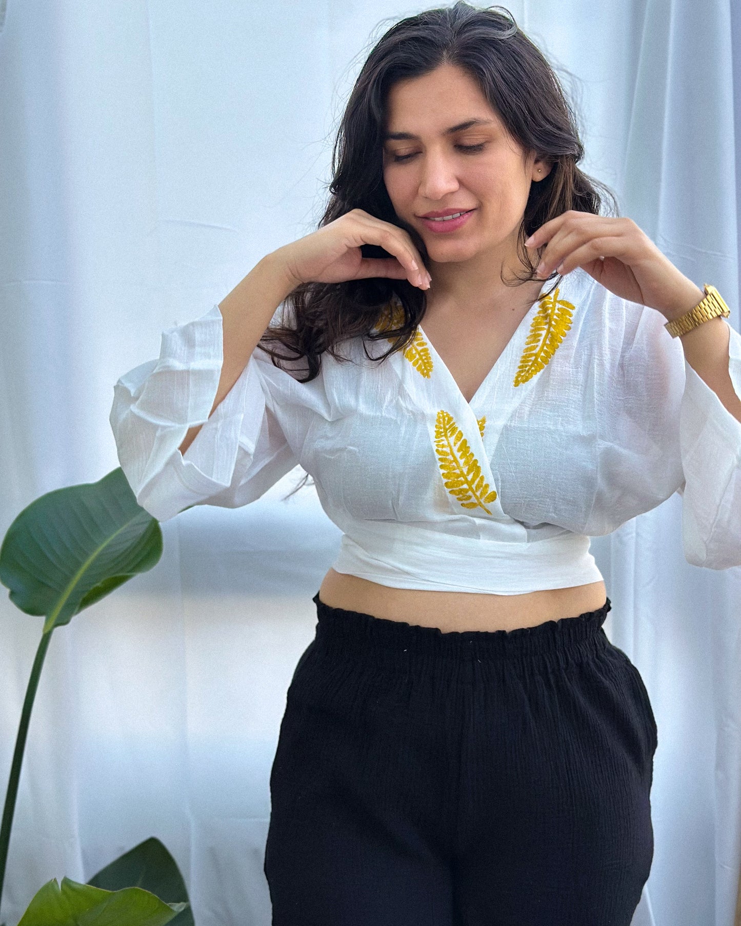 Claudy Top | White