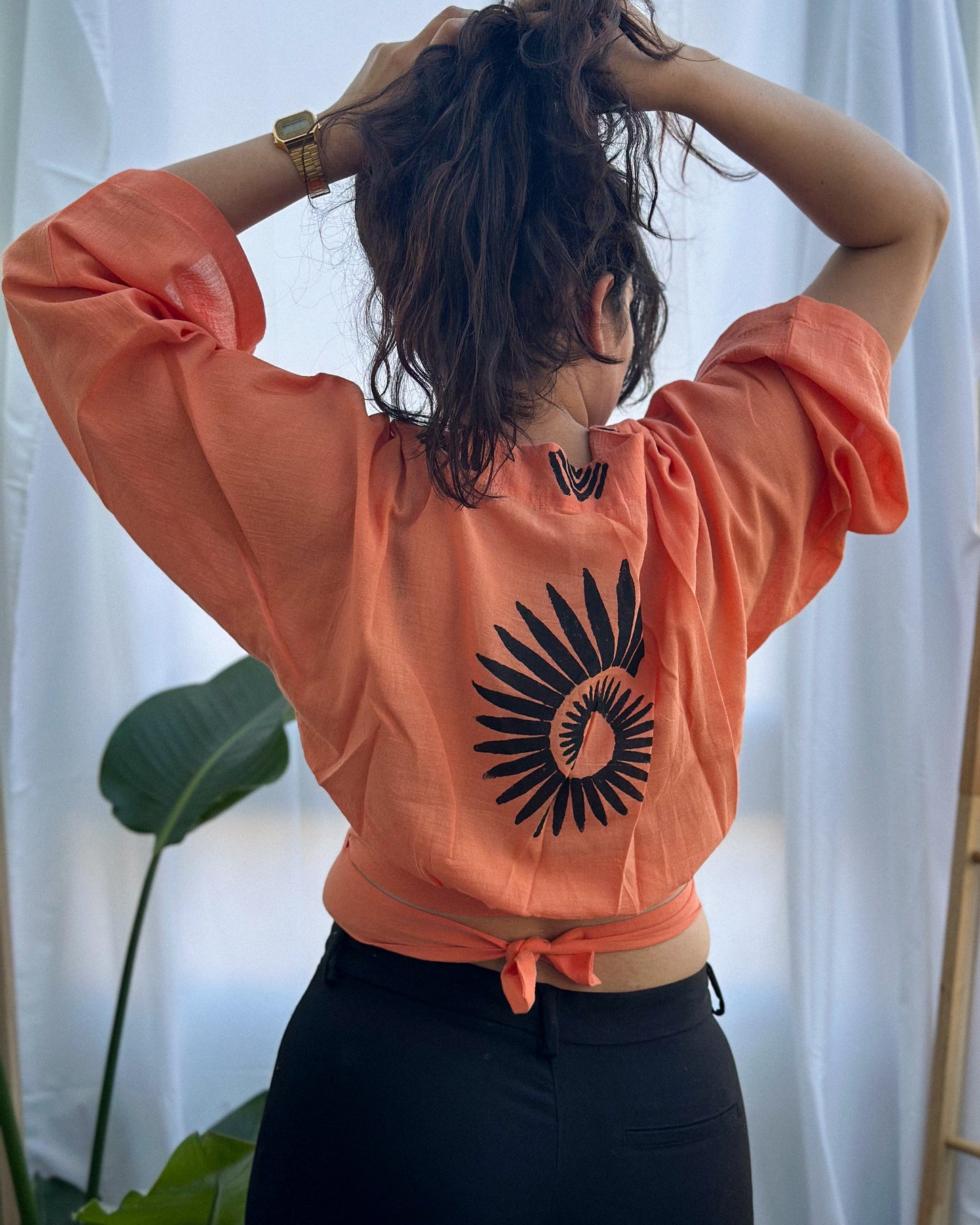 Claudy Top | Orange