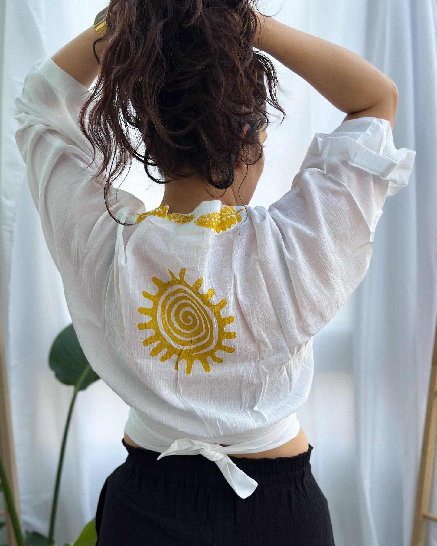 Claudy Top | White