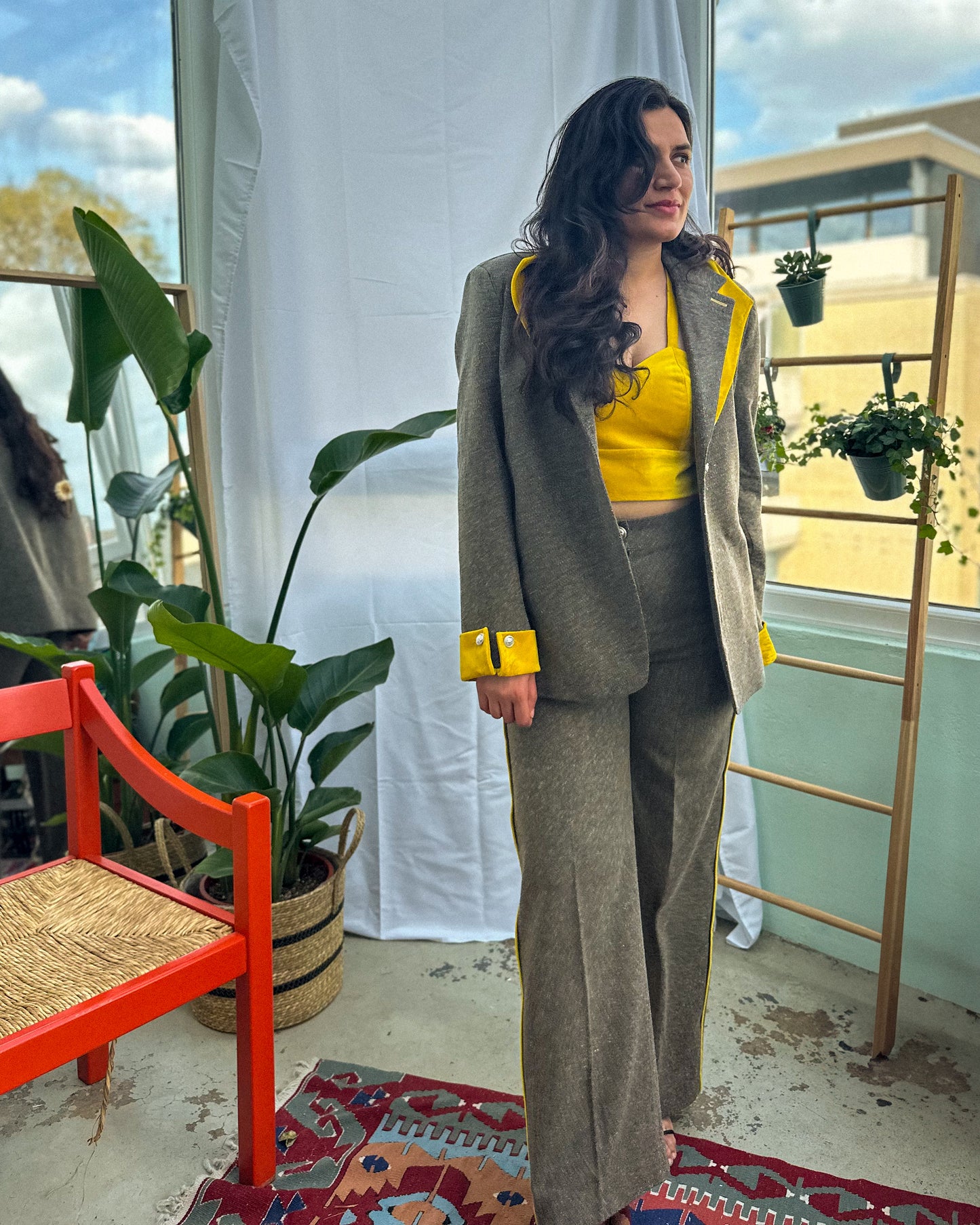 Handcrafted Suit | Boldly Yellow