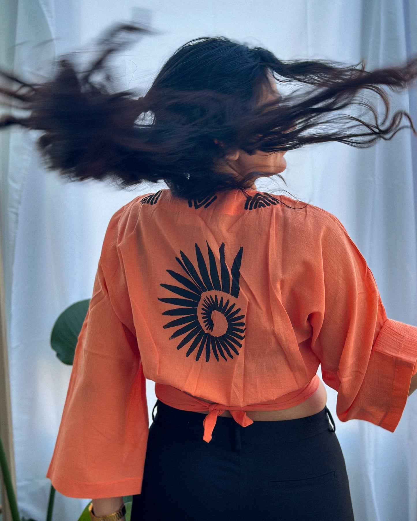 Claudy Top | Orange