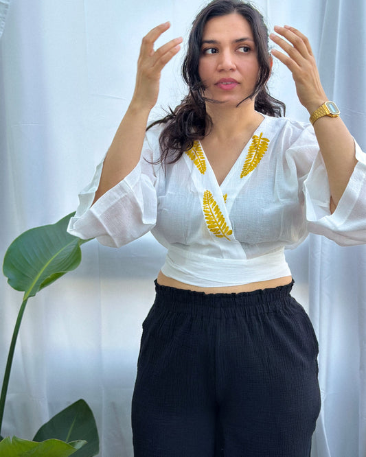 Claudy Top | White
