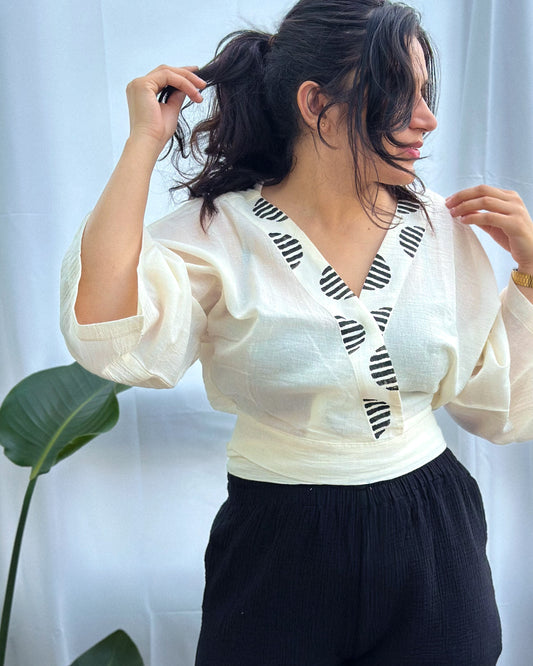 Claudy Top | Off-White