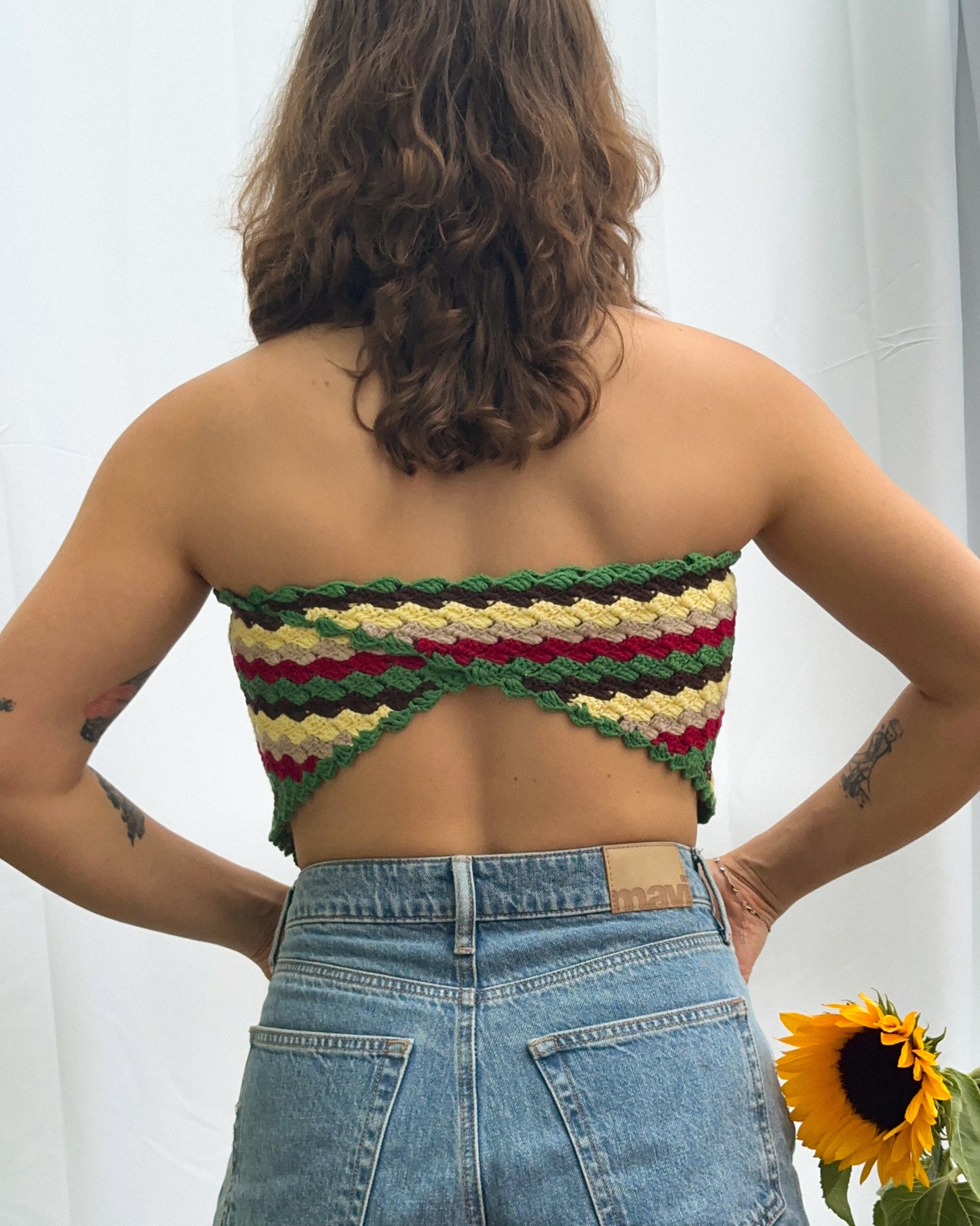 Hand-Knitted Crop Top | Soil