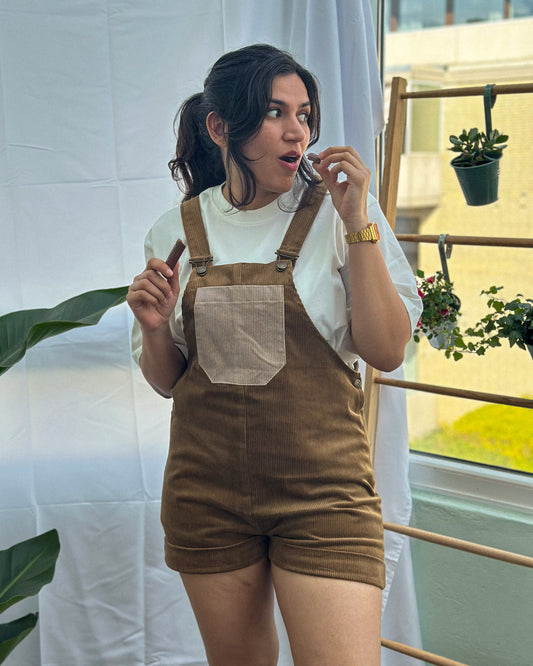 Handcrafted Short Overalls