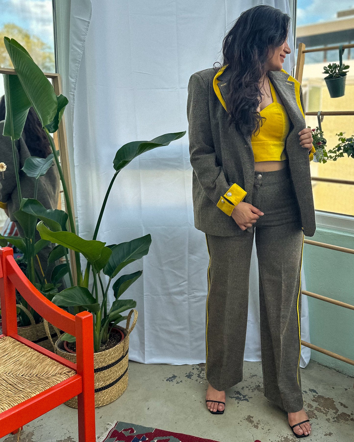 Handcrafted Suit | Boldly Yellow