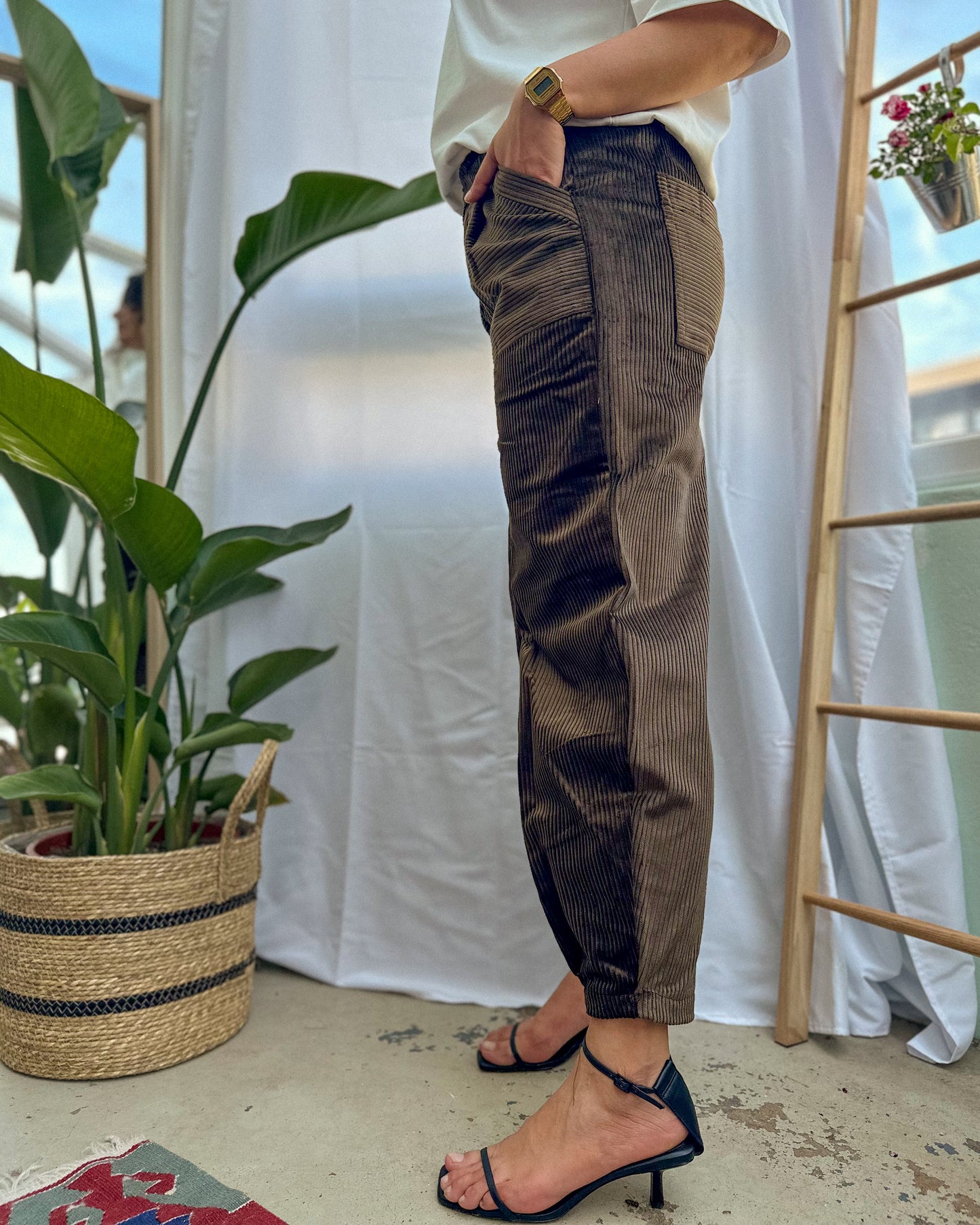 Handcrafted Velvet Balloon Pants