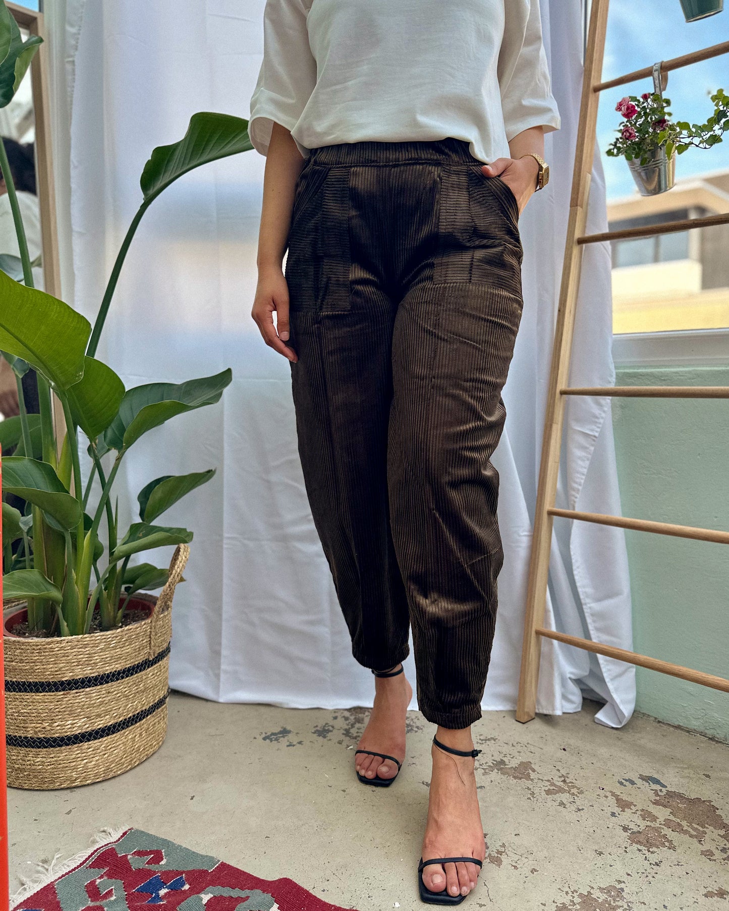 Handcrafted Velvet Balloon Pants
